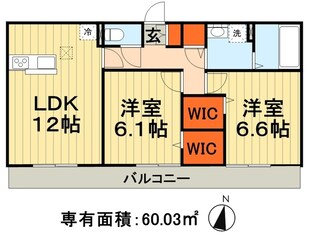 フェリシティ貝塚の物件間取画像